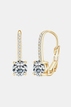 Load image into Gallery viewer, 2 Carat Moissanite 925 Sterling Silver Earrings