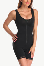 Load image into Gallery viewer, Full Size Zip-Up Lace Detail Shapewear