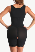 Load image into Gallery viewer, Full Size Zip-Up Lace Detail Shapewear
