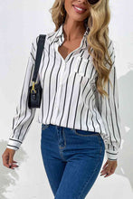 Load image into Gallery viewer, Vertical Stripes Button Down Shirt