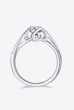 Load image into Gallery viewer, 1 Carat Moissanite 925 Sterling Silver Twisted Ring