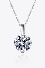 Load image into Gallery viewer, Minimalist 925 Sterling Silver Moissanite Pendant Necklace