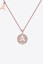 Load image into Gallery viewer, Moissanite A to J Pendant Necklace