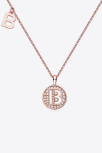 Load image into Gallery viewer, Moissanite A to J Pendant Necklace