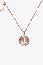 Load image into Gallery viewer, Moissanite A to J Pendant Necklace