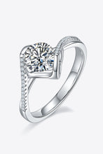 Load image into Gallery viewer, 1 Carat Moissanite 925 Sterling Silver Twisted Ring