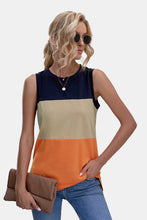 Load image into Gallery viewer, Color Block Tank Top