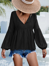 Load image into Gallery viewer, Puff Sleeve Babydoll Blouse