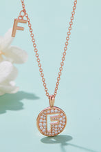 Load image into Gallery viewer, Moissanite A to J Pendant Necklace