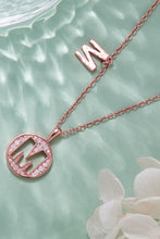 Load image into Gallery viewer, Moissanite K to T Pendant Necklace