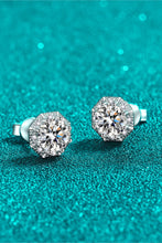 Load image into Gallery viewer, 2 Carat Moissanite 925 Sterling Silver Stud Earrings