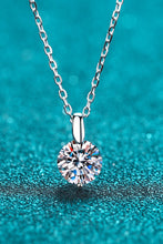 Load image into Gallery viewer, Minimalist 925 Sterling Silver Moissanite Pendant Necklace