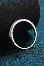 Load image into Gallery viewer, Moissanite 925 Sterling Silver Half-Eternity Ring