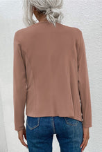 Load image into Gallery viewer, Open Front Zipper Pocket Cardigan