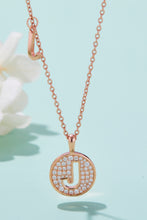 Load image into Gallery viewer, Moissanite A to J Pendant Necklace