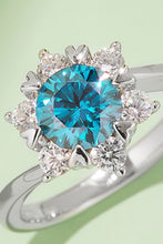 Load image into Gallery viewer, 1 Carat Moissanite 925 Sterling Silver Cluster Ring