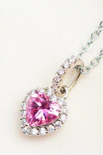 Load image into Gallery viewer, 1 Carat Moissanite Heart Pendant Necklace