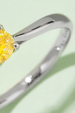Load image into Gallery viewer, Moissanite Contrast 925 Sterling Silver Solitaire Ring