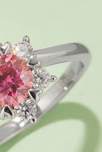 Load image into Gallery viewer, 1 Carat Moissanite 925 Sterling Silver Cluster Ring