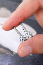 Load image into Gallery viewer, 2 Carat Moissanite 925 Sterling Silver Earrings