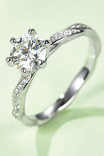 Load image into Gallery viewer, 1 Carat Moissanite 925 Sterling Silver Ring