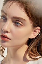 Load image into Gallery viewer, Moissanite 925 Sterling Silver Cuff Earrings