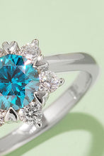 Load image into Gallery viewer, 1 Carat Moissanite 925 Sterling Silver Cluster Ring