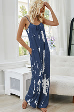 Load image into Gallery viewer, Tie-Dye Spaghetti Strap Jumpsuit with Pockets