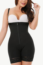 Load image into Gallery viewer, Full Size Zip Up Under-Bust Shaping Bodysuit