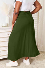 Load image into Gallery viewer, Double Take Full Size Soft Rayon Drawstring Waist Maxi Skirt Rayon