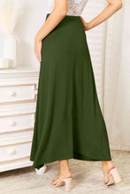 Load image into Gallery viewer, Double Take Full Size Soft Rayon Drawstring Waist Maxi Skirt Rayon