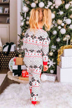Load image into Gallery viewer, Snowflake Pattern Top and Pants Set - pjs