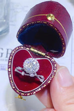 Load image into Gallery viewer, 1 Carat Moissanite Platinum-Plated Ring