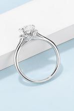 Load image into Gallery viewer, 1 Carat Moissanite 925 Sterling Silver Split Shank Ring
