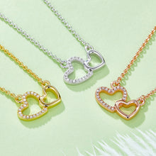 Load image into Gallery viewer, Moissanite 925 Sterling Silver Heart Necklace
