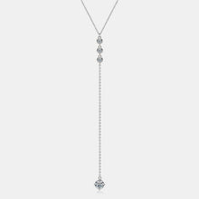 Load image into Gallery viewer, 1.3 Carat Moissanite 925 Sterling Silver Drop Necklace
