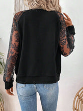 Load image into Gallery viewer, Lace Baseball Collar Zip Up Jacket
