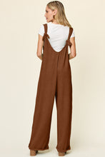 Load image into Gallery viewer, Double Take Full Size Texture Sleeveless Wide Leg Jumpsuit
