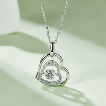 Load image into Gallery viewer, Moissanite 925 Sterling Silver Heart Necklace
