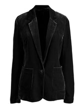 Load image into Gallery viewer, Pocketed Button Up Lapel Collar Blazer
