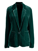 Load image into Gallery viewer, Pocketed Button Up Lapel Collar Blazer
