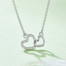Load image into Gallery viewer, Moissanite 925 Sterling Silver Heart Necklace
