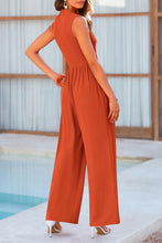 Load image into Gallery viewer, Mock Neck Sleeveless Wide Leg Jumpsuit
