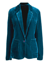 Load image into Gallery viewer, Pocketed Button Up Lapel Collar Blazer
