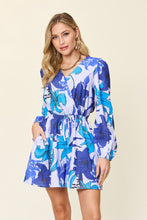 Load image into Gallery viewer, Double Take Full Size Floral Long Sleeve Romper with Pockets
