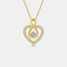 Load image into Gallery viewer, 1 Carat Moissanite 925 Sterling Silver Heart Shape Necklace
