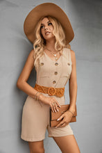 Load image into Gallery viewer, V-Neck Sleeveless Romper
