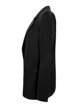 Load image into Gallery viewer, Lapel Collar Long Sleeve Blazer
