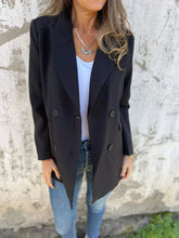 Load image into Gallery viewer, Full Size Collared Neck Long Sleeve Blazer
