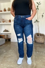 Load image into Gallery viewer, Judy Blue Full Size High Waist Rigid Magic Heavy Destroy Straight Jeans
